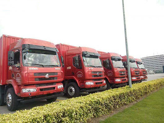 中山優(yōu)騏物流公司所使用的運輸車輛